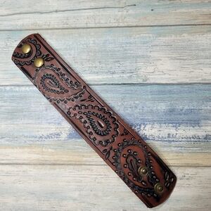 Brown Leather Bracelet.